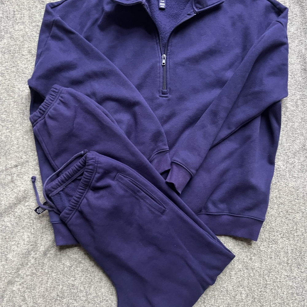 SKIMS Deep Purple Loungewear Set